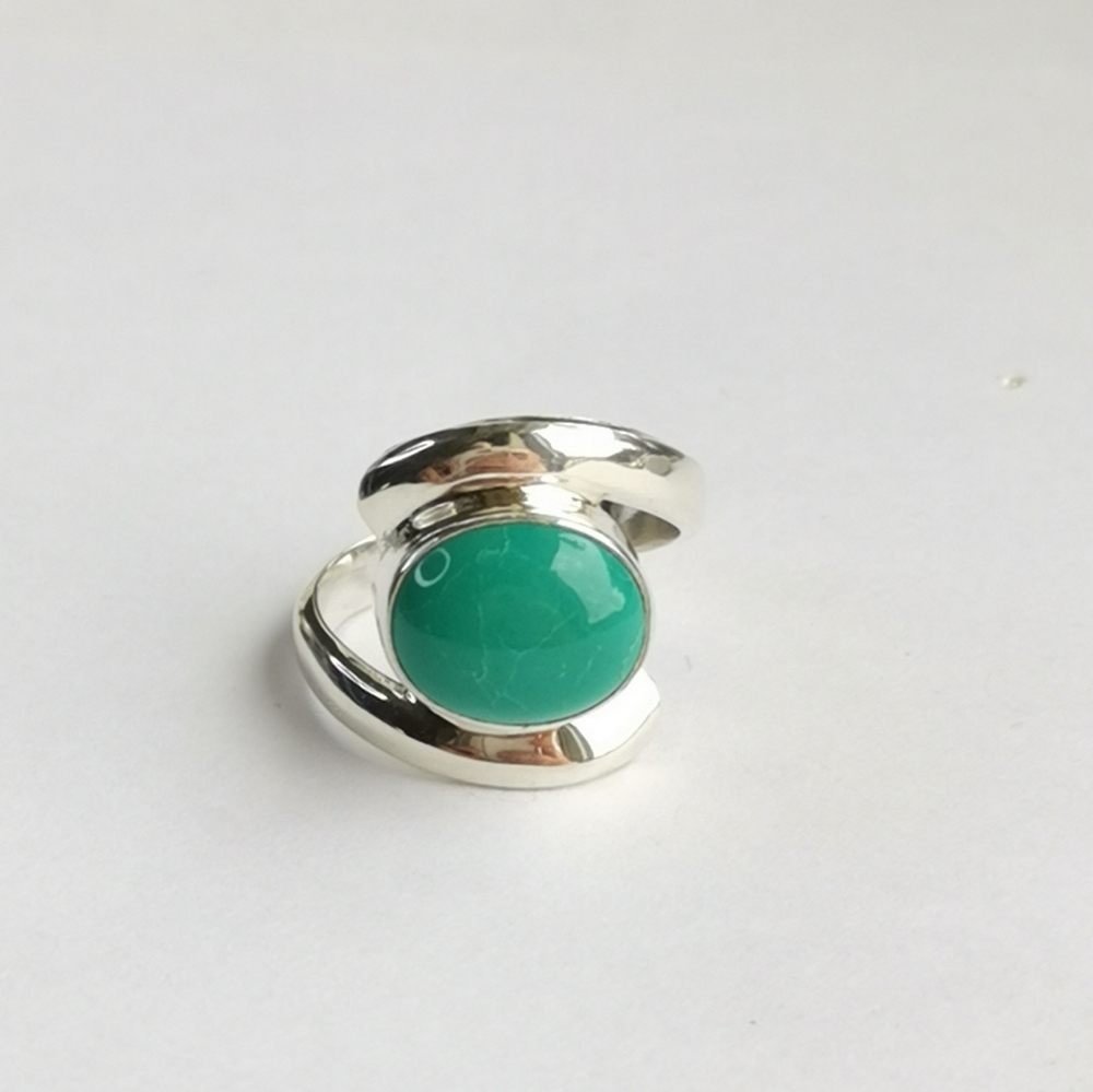 Turquoise Sterling Silver Ring Size 7 🆕